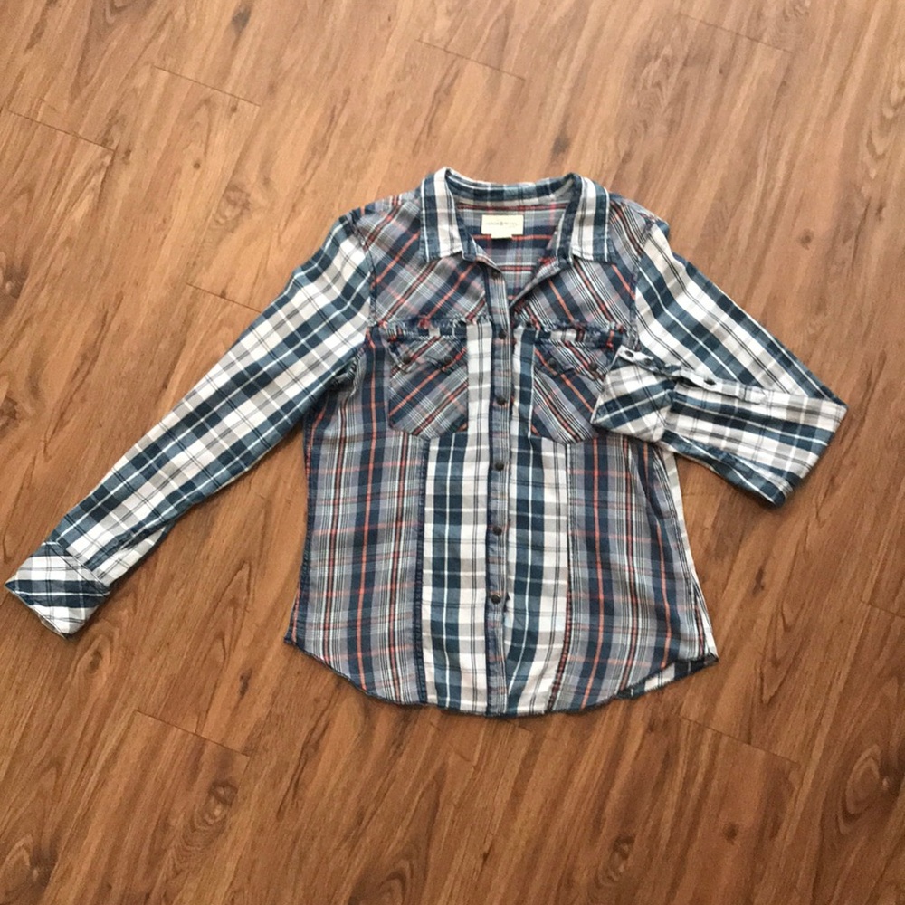 RALPH LAUREN Denim & Supply Snap Button LARGE